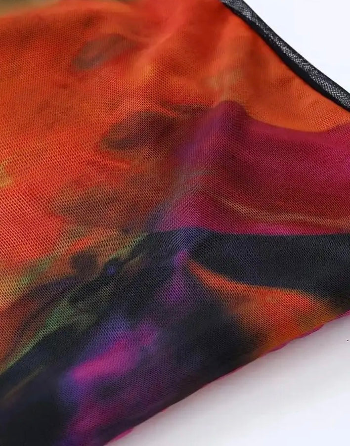 Eva Strapless Convertible Midi Dress x Multi Floral