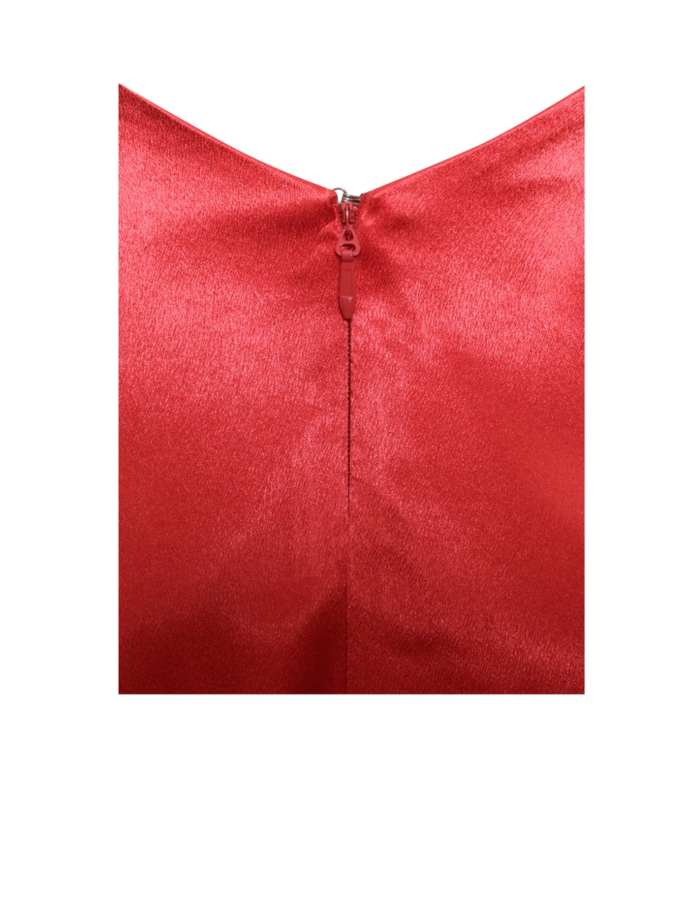 PRE-ORDER Christy Satin Bow Mini Dress x Red