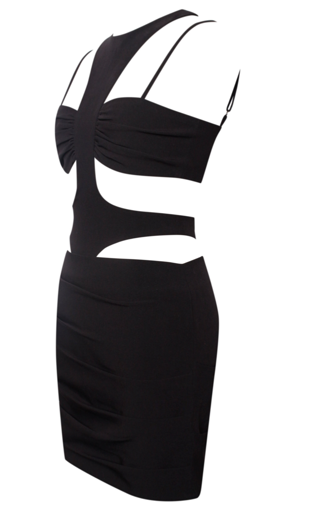 Ruth Black Cutout Dress