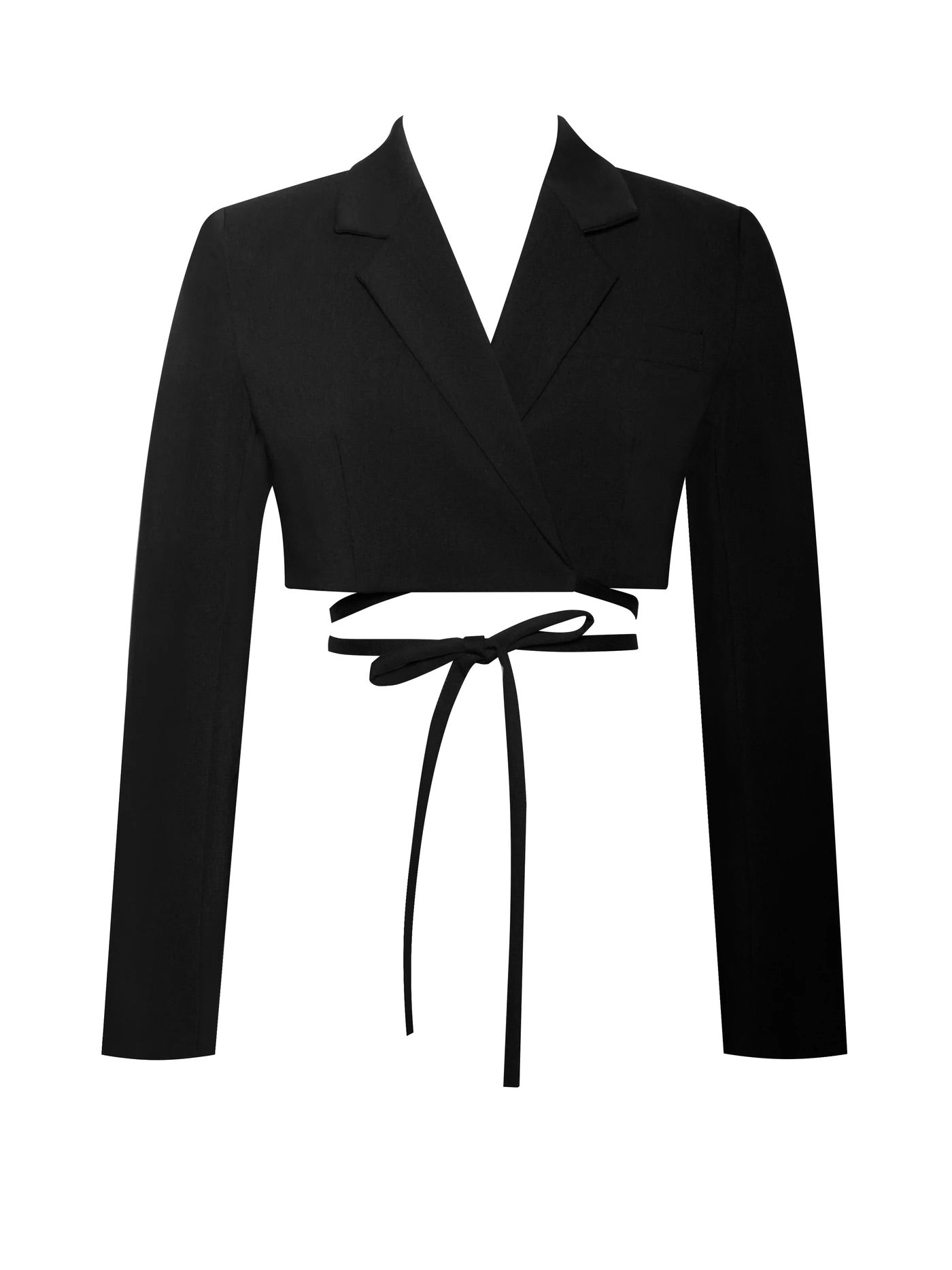 Camille Crossover Skirt Co-ORD x Black