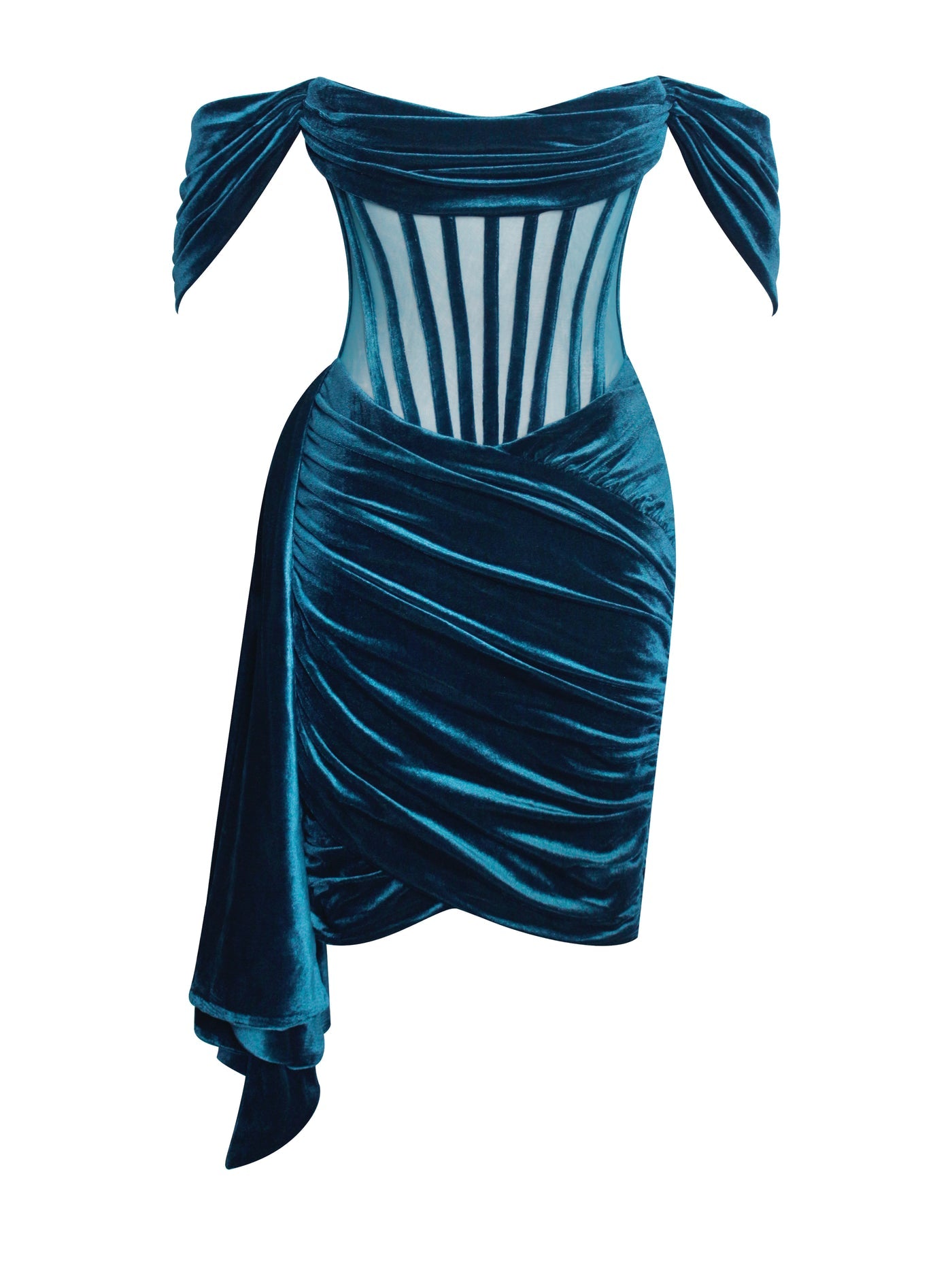 PRE-ORDER Valentina Corset Dress x Blue