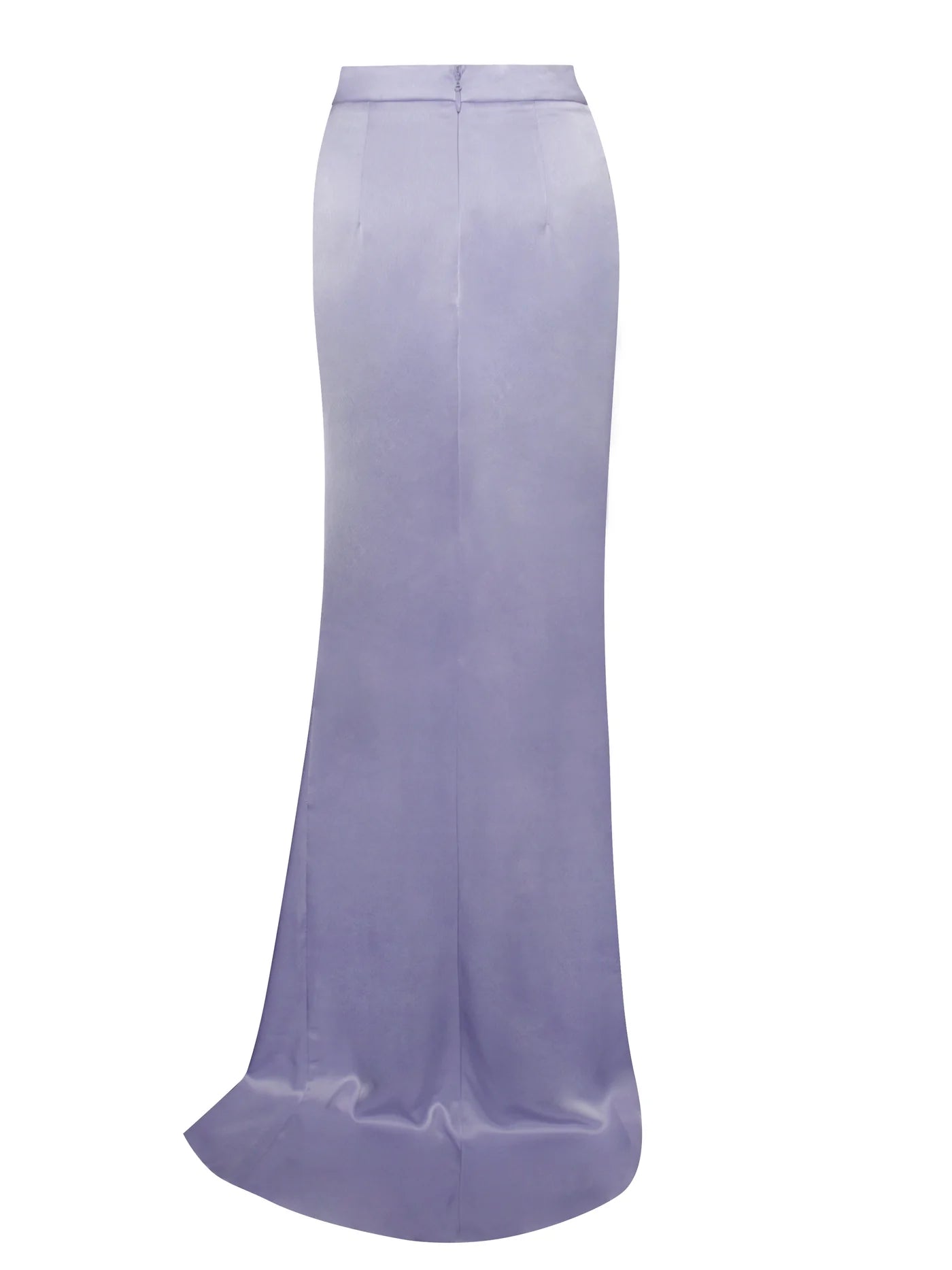 PRE-ORDER Donatella Silver High Slit Satin Skirt Co-ord