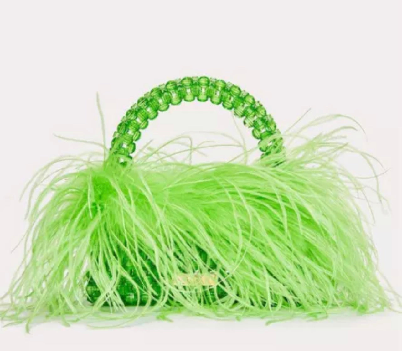 Madeline Feather Purse