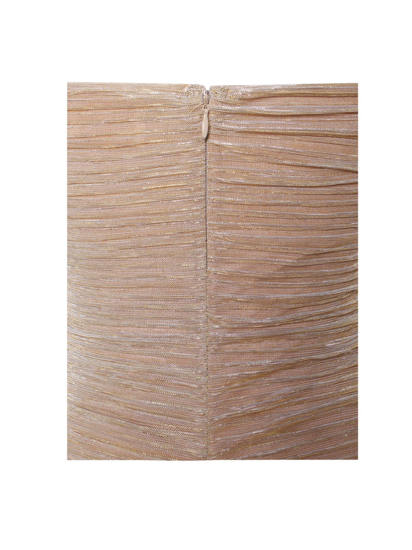 PRE-ORDER Aubrey Ruched Shimmer Chiffon Gown X Gold