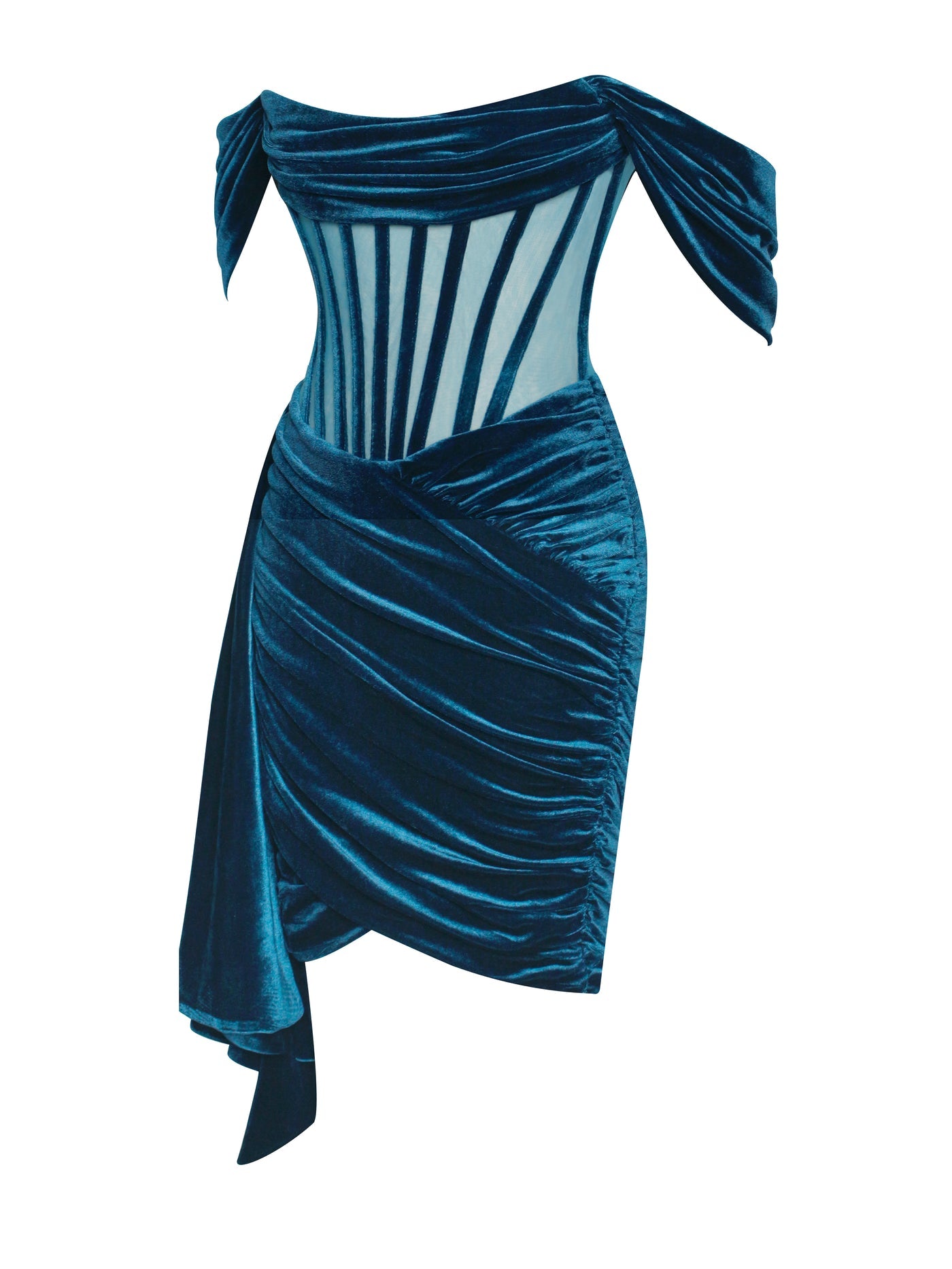 PRE-ORDER Valentina Corset Dress x Blue