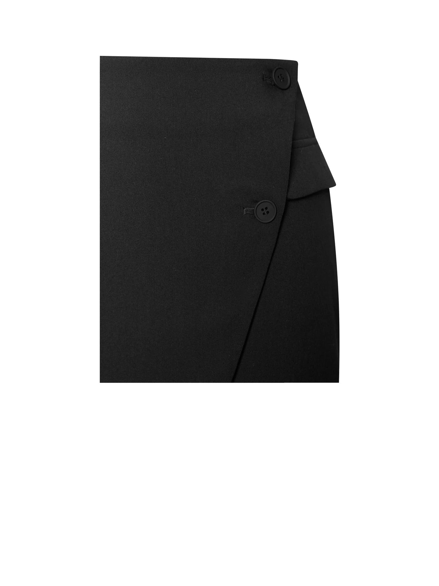 Camille Crossover Skirt Co-ORD x Black
