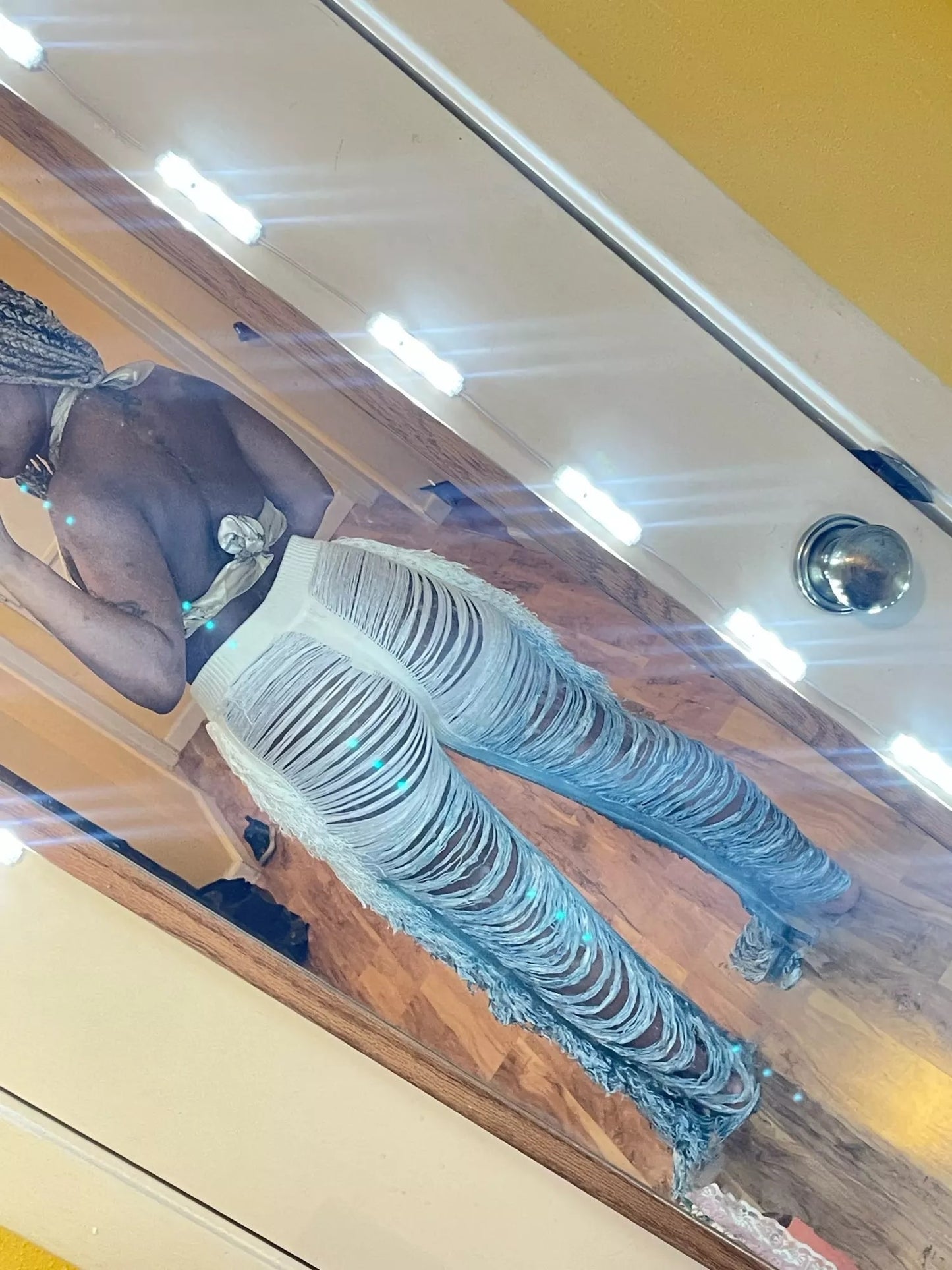 PRE-ORDER Cleo Distressed Pants