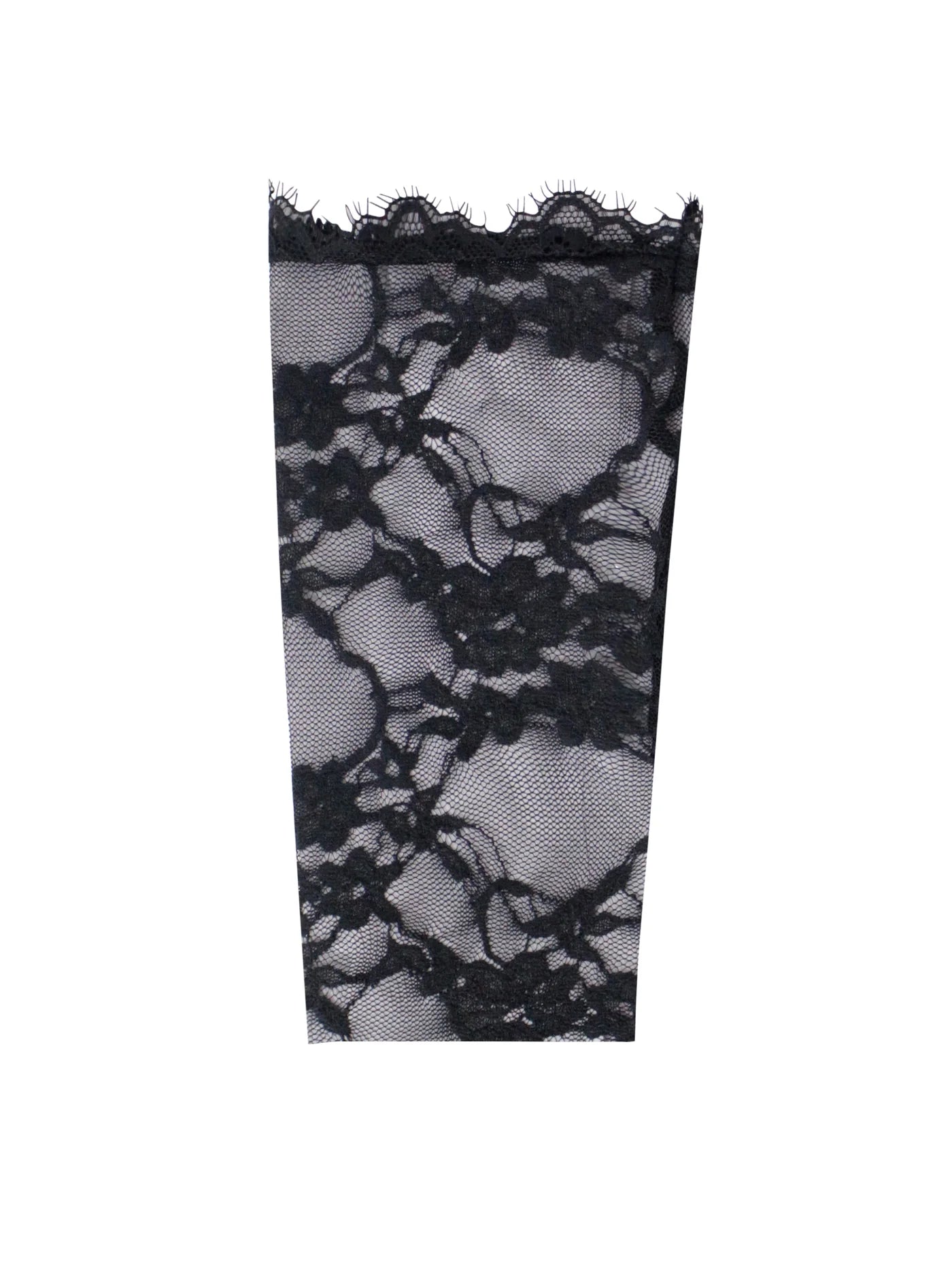 PRE-ORDER Donatella Opera-length Lace Gloves x Black