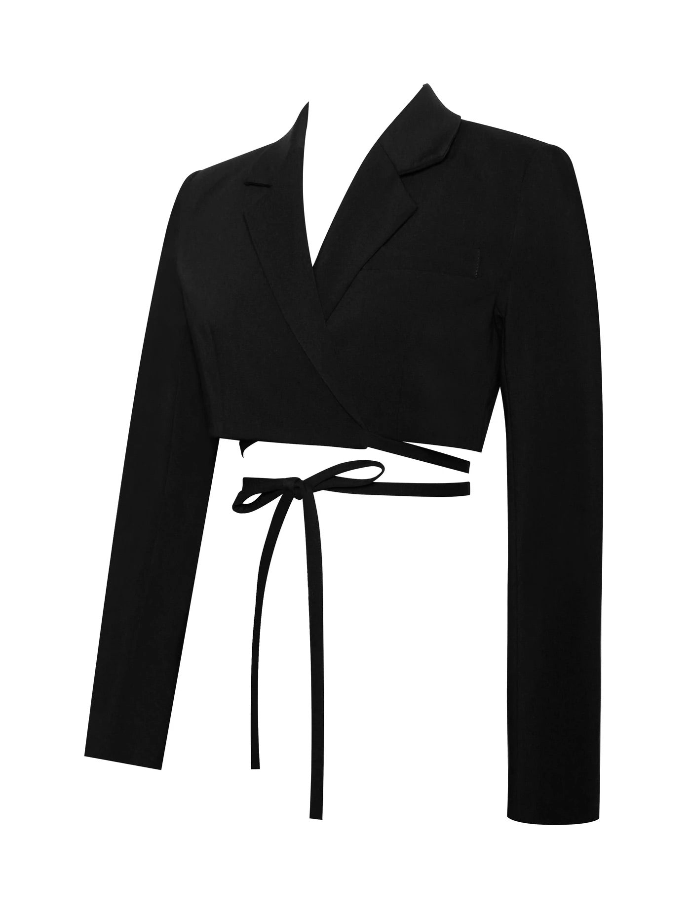Camille Crossover Skirt Co-ORD x Black