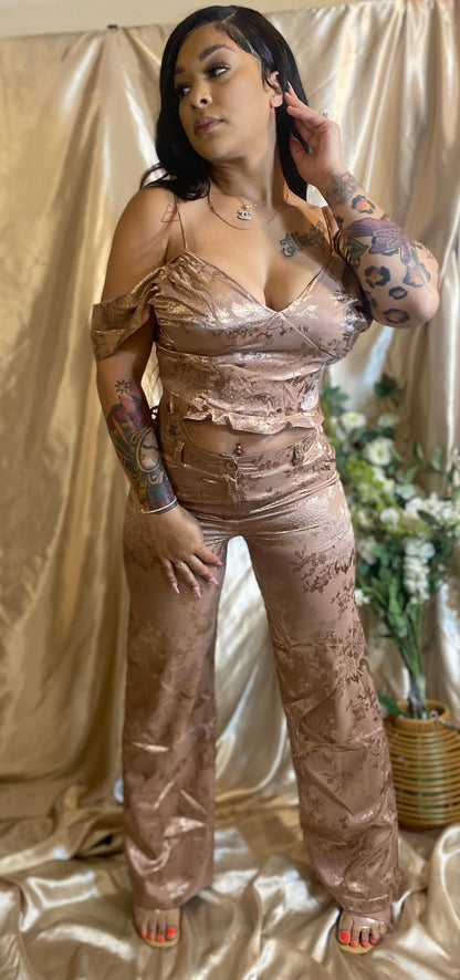 Imani pants Co ord  - Mocha