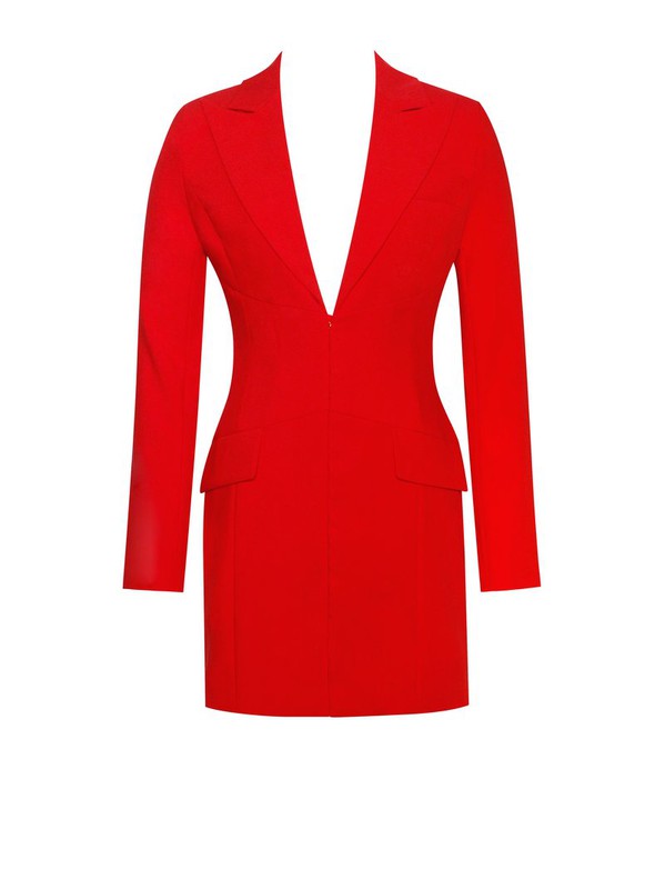 Natalia Blazer Dress x Ruby Red