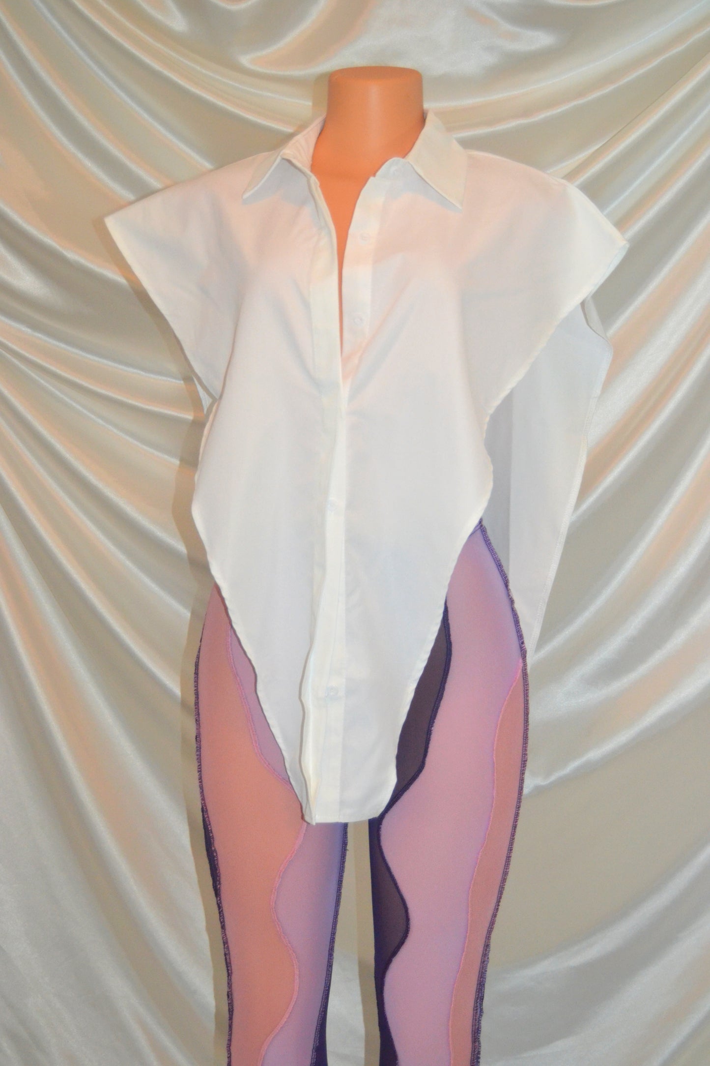 Amara Button Down Blouse x White