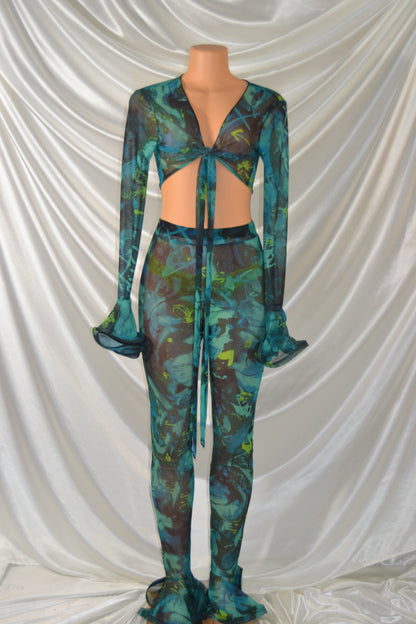 Maya Tropical Co ord- Emerald