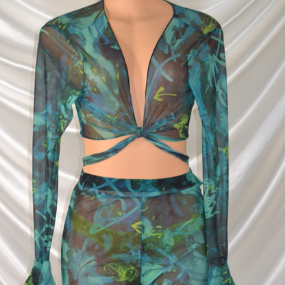 Maya Tropical Co ord- Emerald
