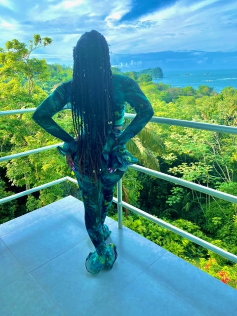 Maya Tropical Co ord- Emerald