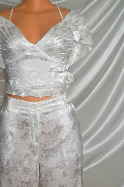 Imani pants Co ord  - IVORY