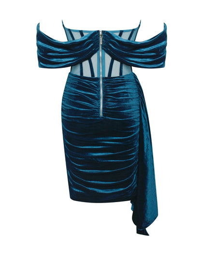 PRE-ORDER Valentina Corset Dress x Blue