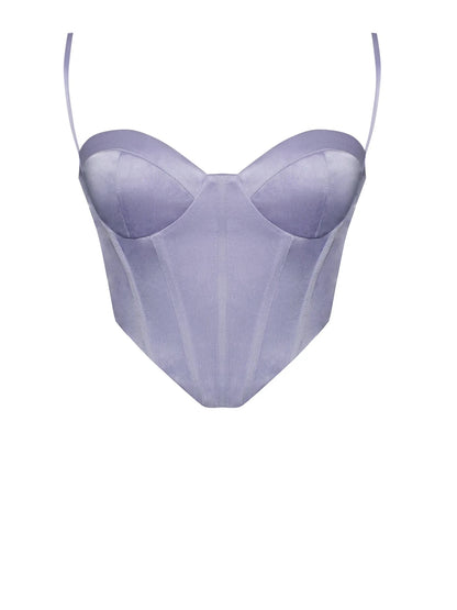PRE-ORDER Emerald Green Satin Corset Top