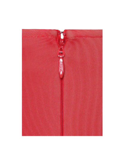 PRE-ORDER Maria Mesh Dress x Red