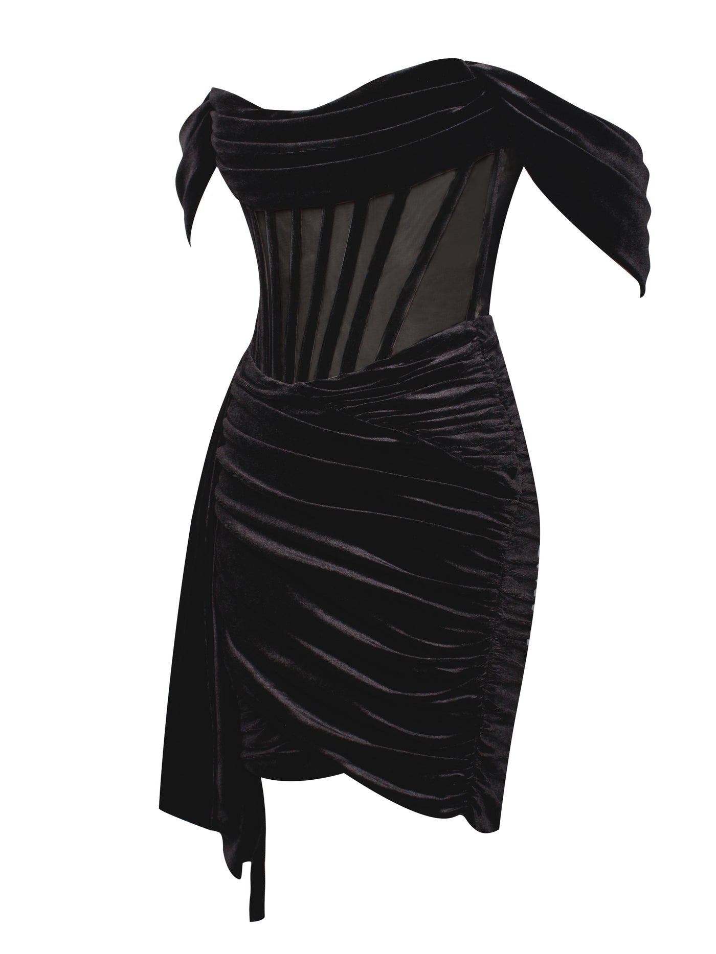 PRE-ORDER Valentina Corset Dress x Black