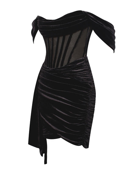PRE-ORDER Valentina Corset Dress x Black