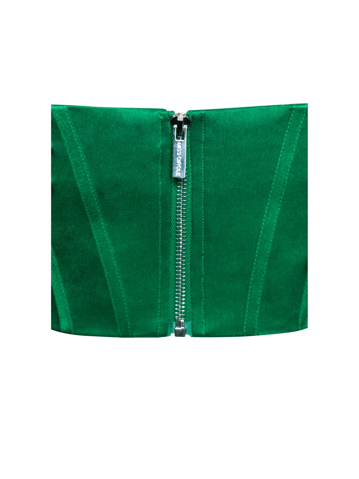PRE-ORDER Emerald Green Satin Corset Top