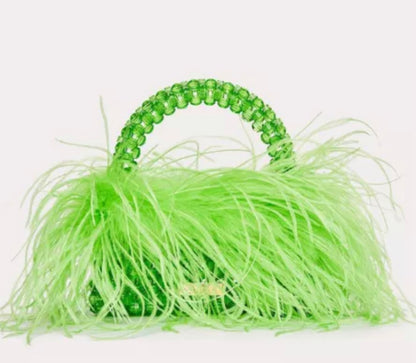 Madeline Feather Purse