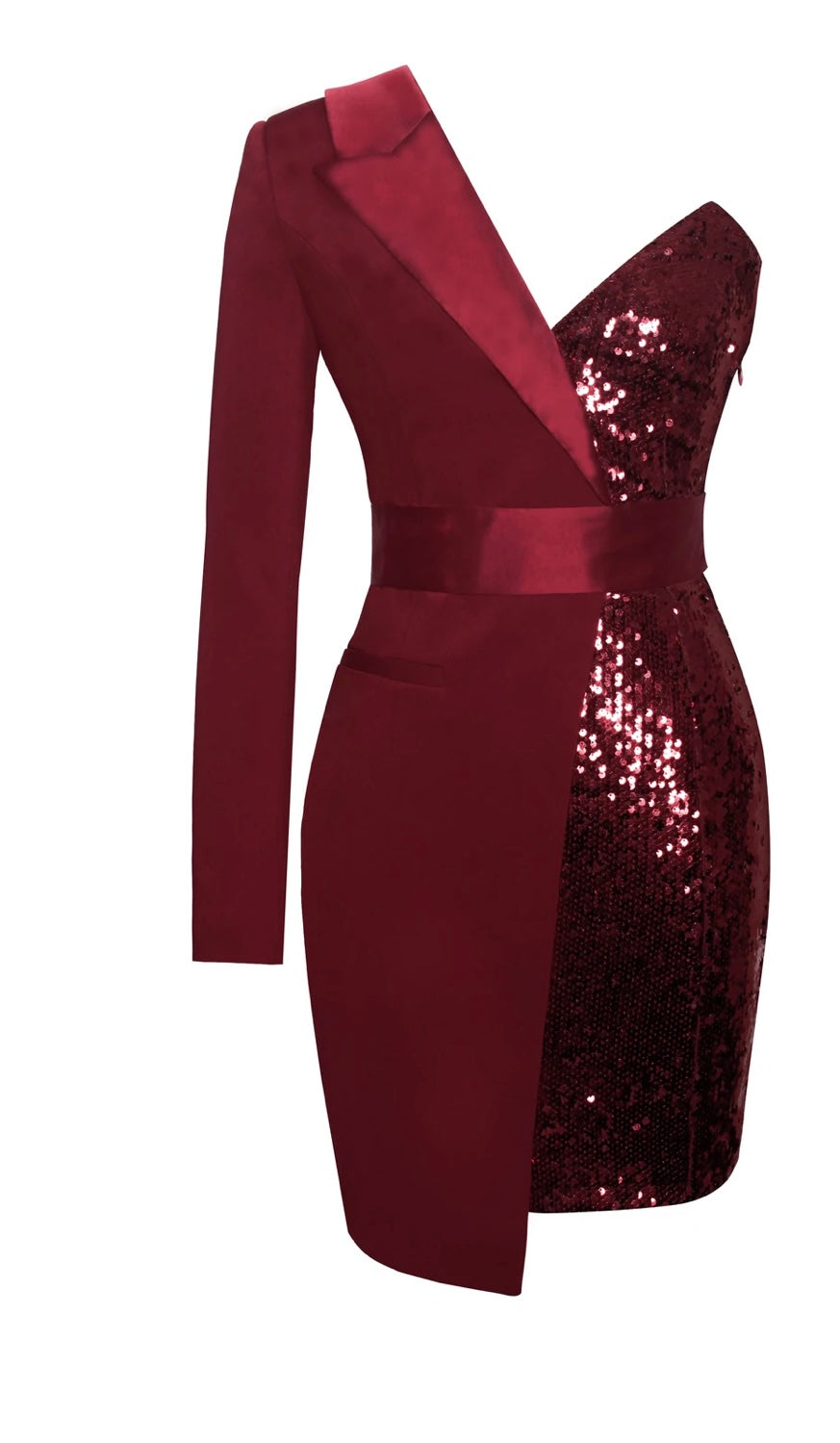 PRE-ORDER Naomi Blazer Dress x Red