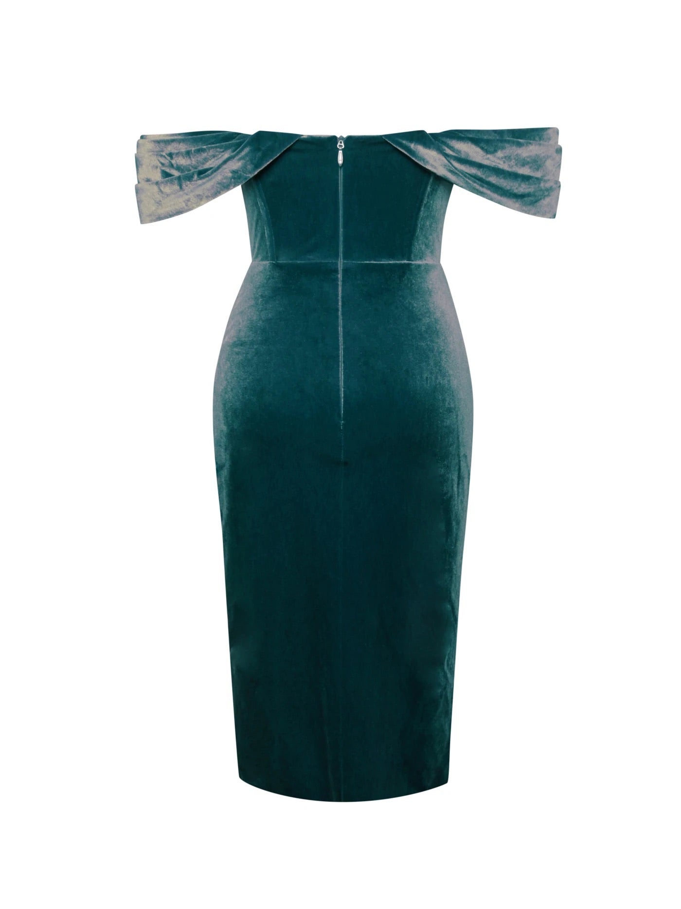 Pre-Order Gabriella Velvet Dress x  Teal