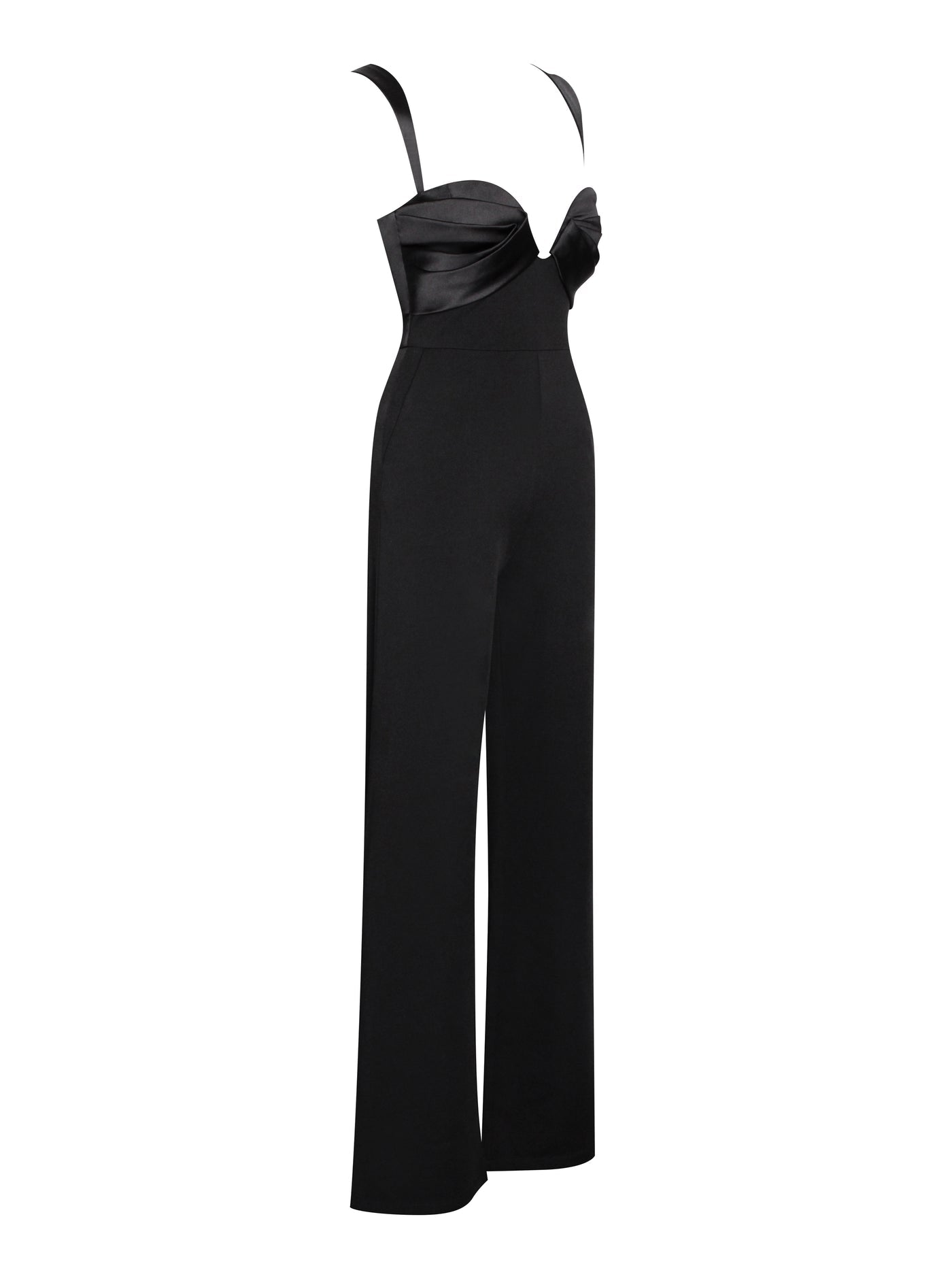 PRE-ORDER Nala Satin Jumpsuit x Black SOLD OUT