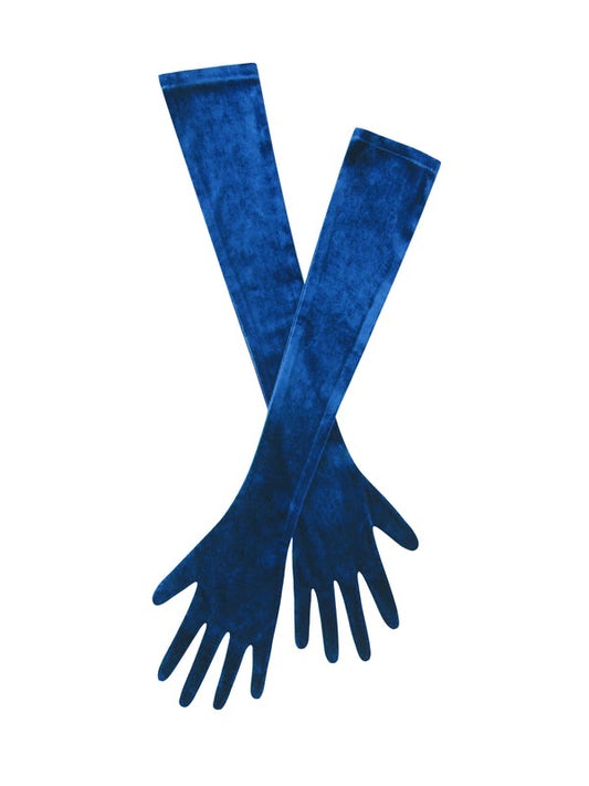 PRE-ORDER Valentina Velvet Gloves x Blue