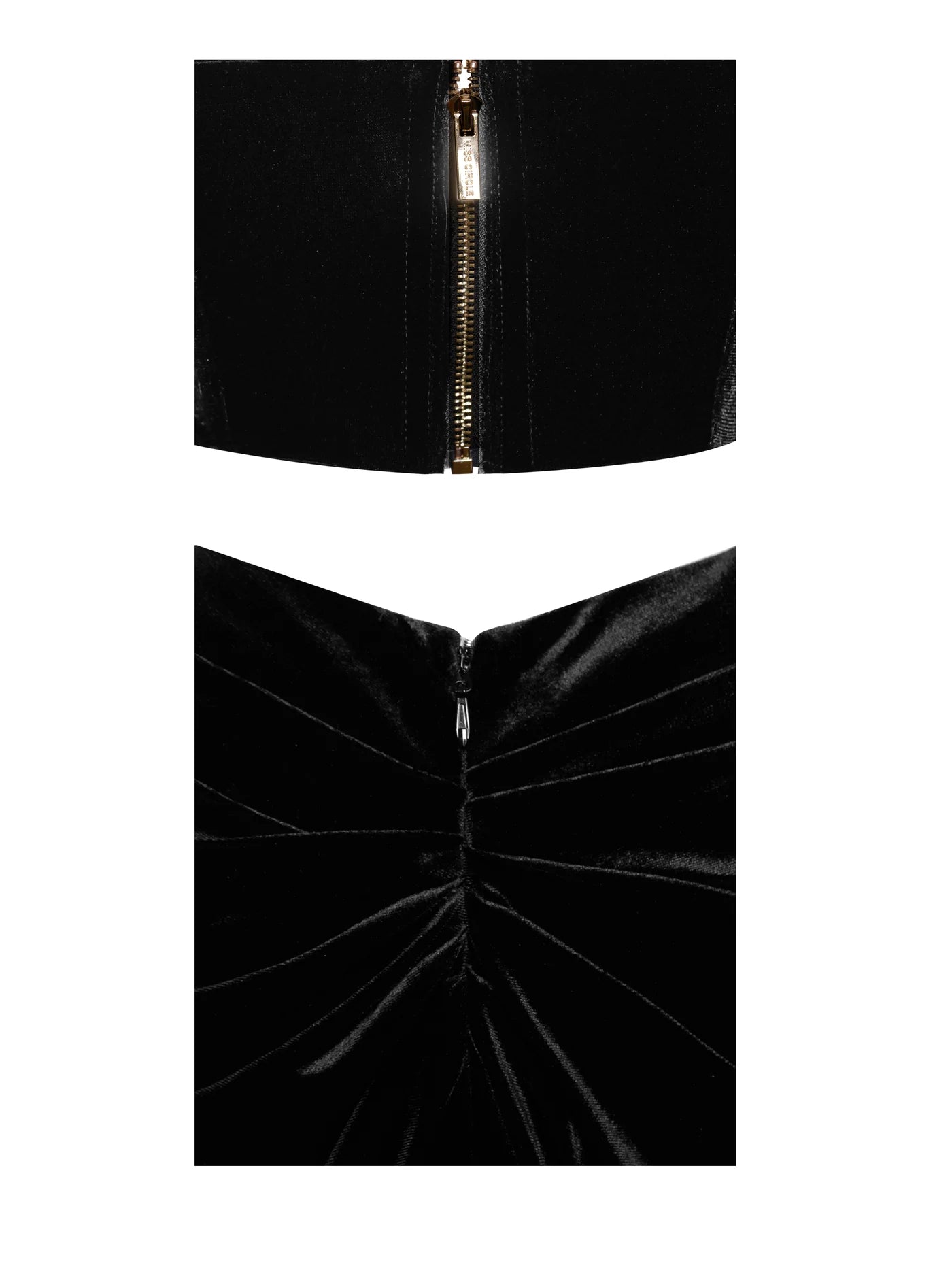 PRE-ORDER Donatella Lace Velvet Corset Off Shoulder Gown x Black