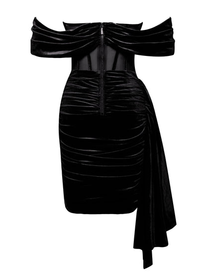 PRE-ORDER Valentina Corset Dress x Black