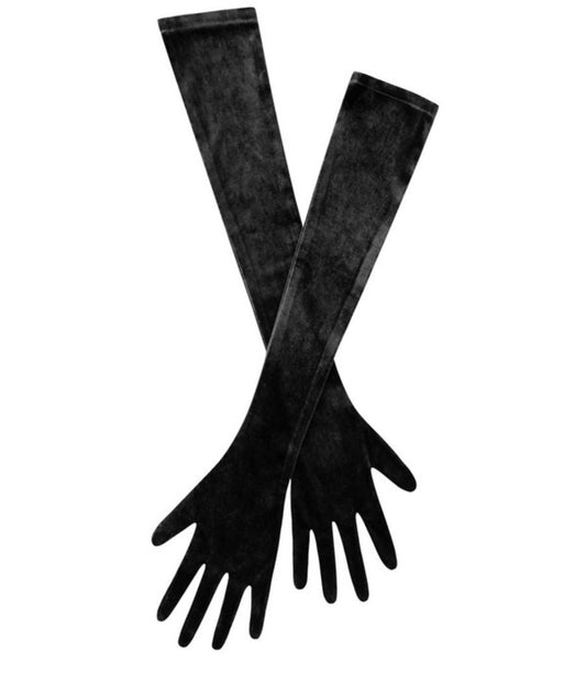 PRE-ORDER Valentina Velvet Gloves x Black