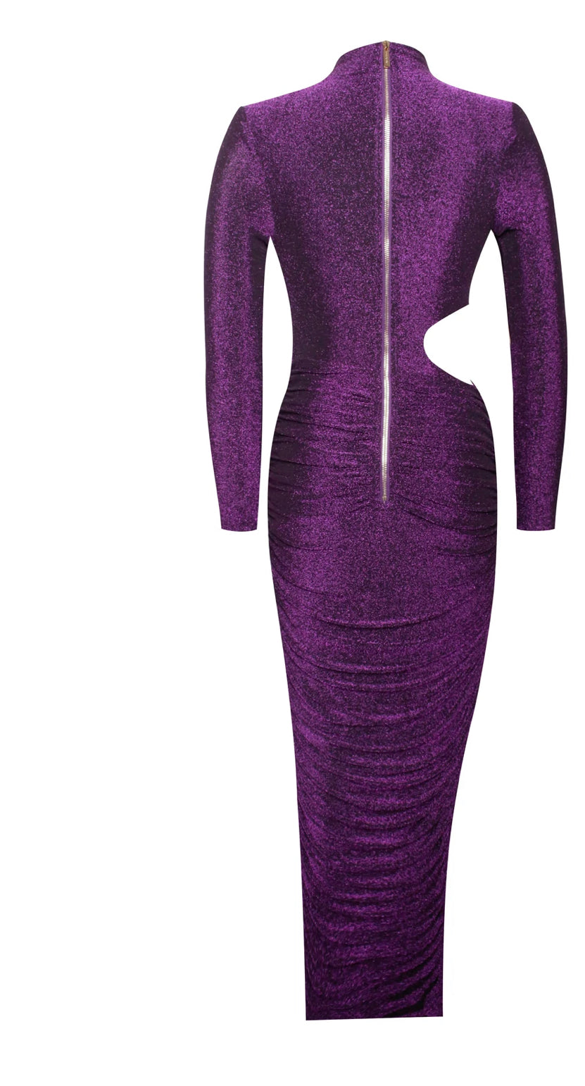 Reign Shimmer Dress x Purple