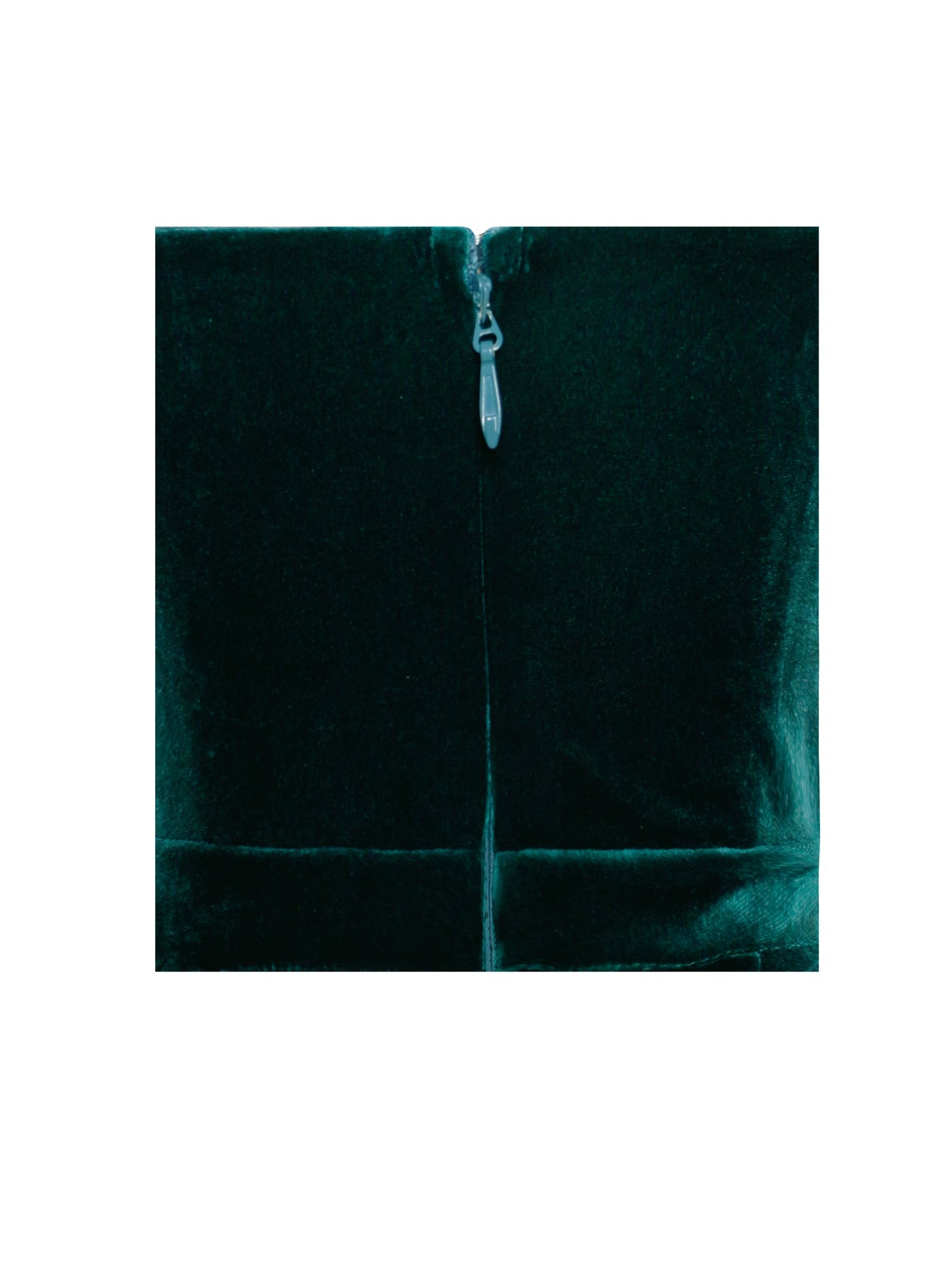 PRE-ORDER Azure High Slit Velvet Gown With Gloves x Teal