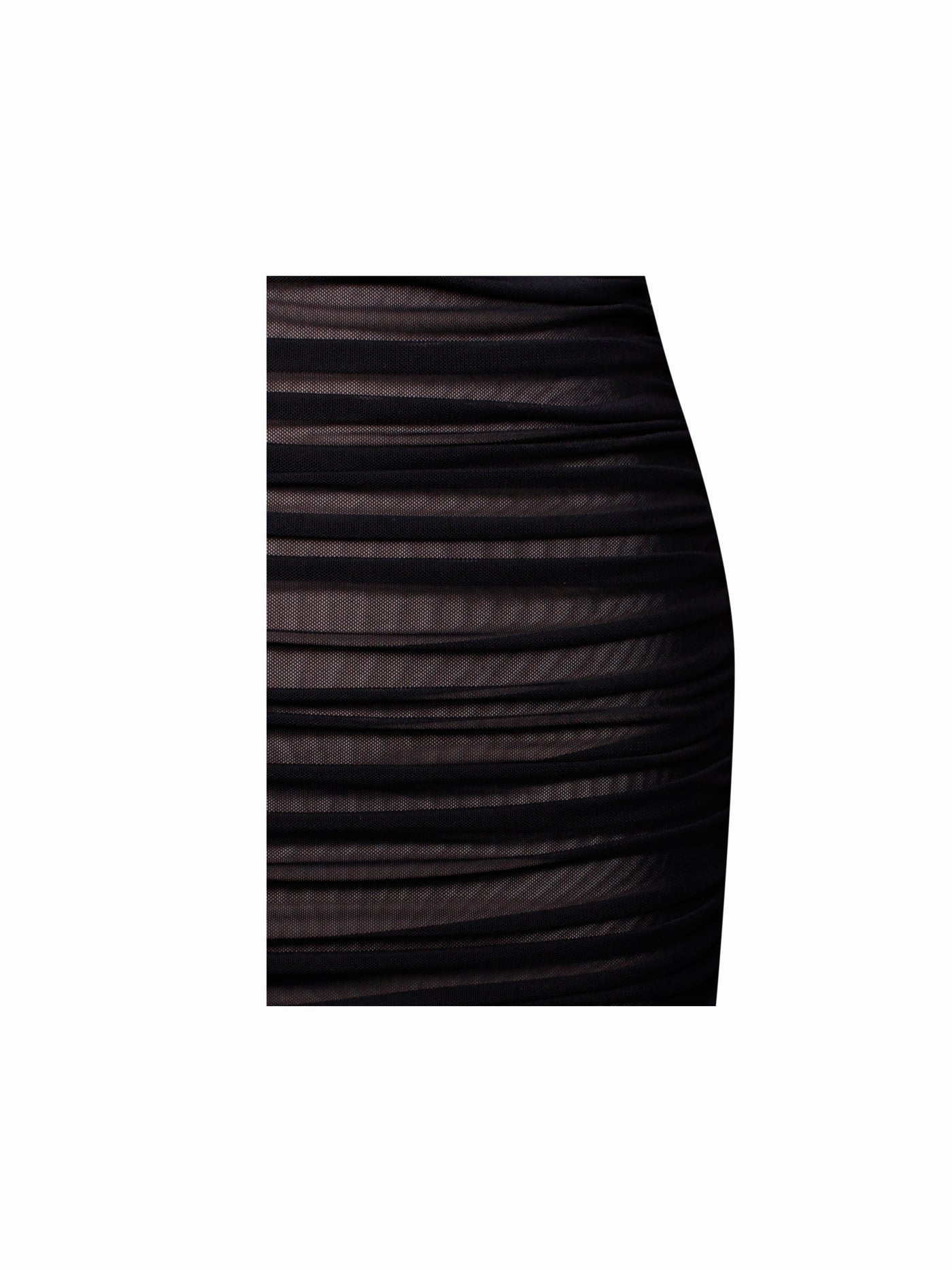 PRE-ORDER Mia Off Shoulder Mesh Maxi Dress x Black