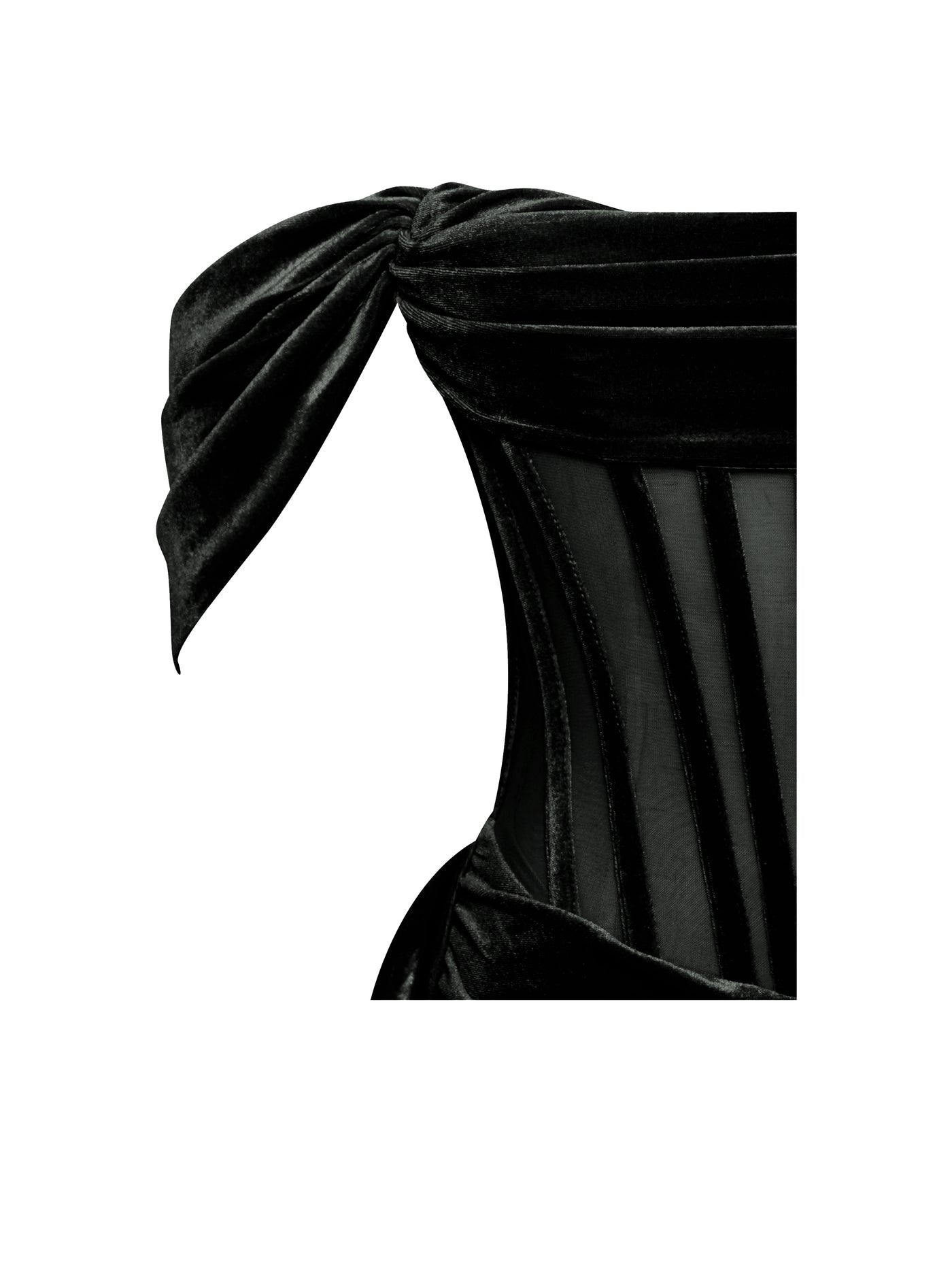 PRE-ORDER Valentina Corset Dress x Black