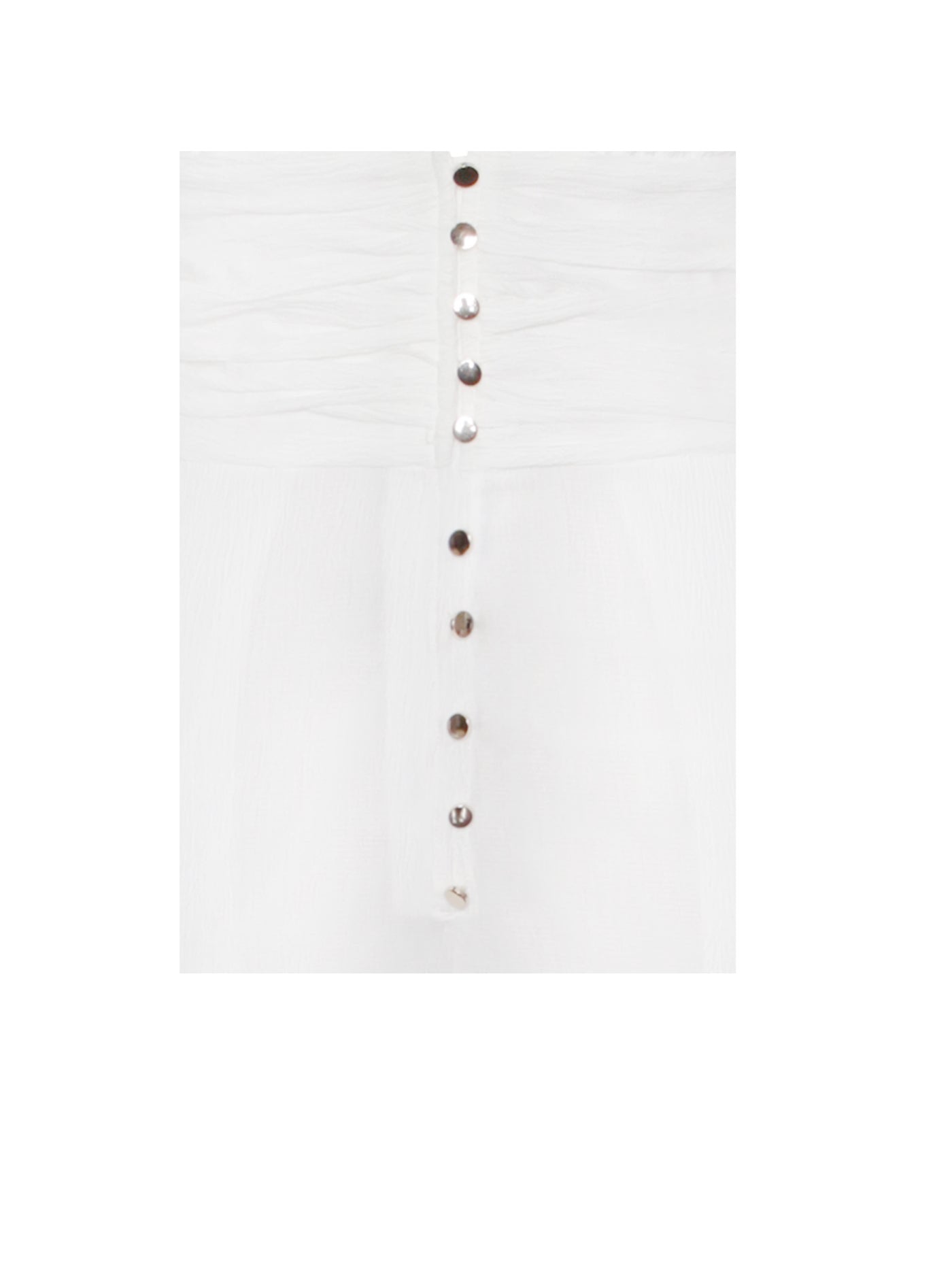 PRE-ORDER Selena Ruched Jumpsuit x White SOLD OUT