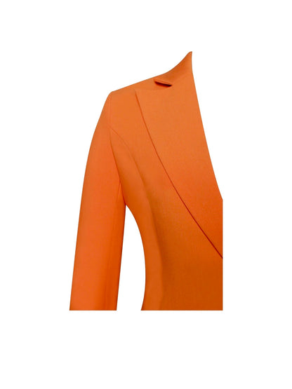 PRE-ORDERS Eliza Crystal Fringe Blazer Dress x Orange