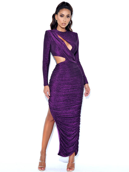 Reign Shimmer Dress x Purple