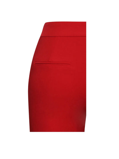 Giovanna Skinny Crepe Trousers x Red