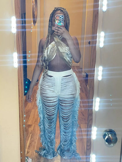 PRE-ORDER Cleo Distressed Pants