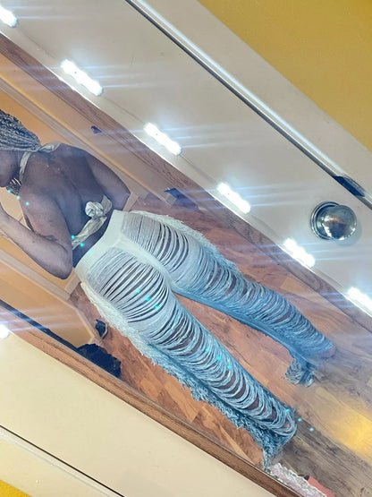 PRE-ORDER Cleo Distressed Pants