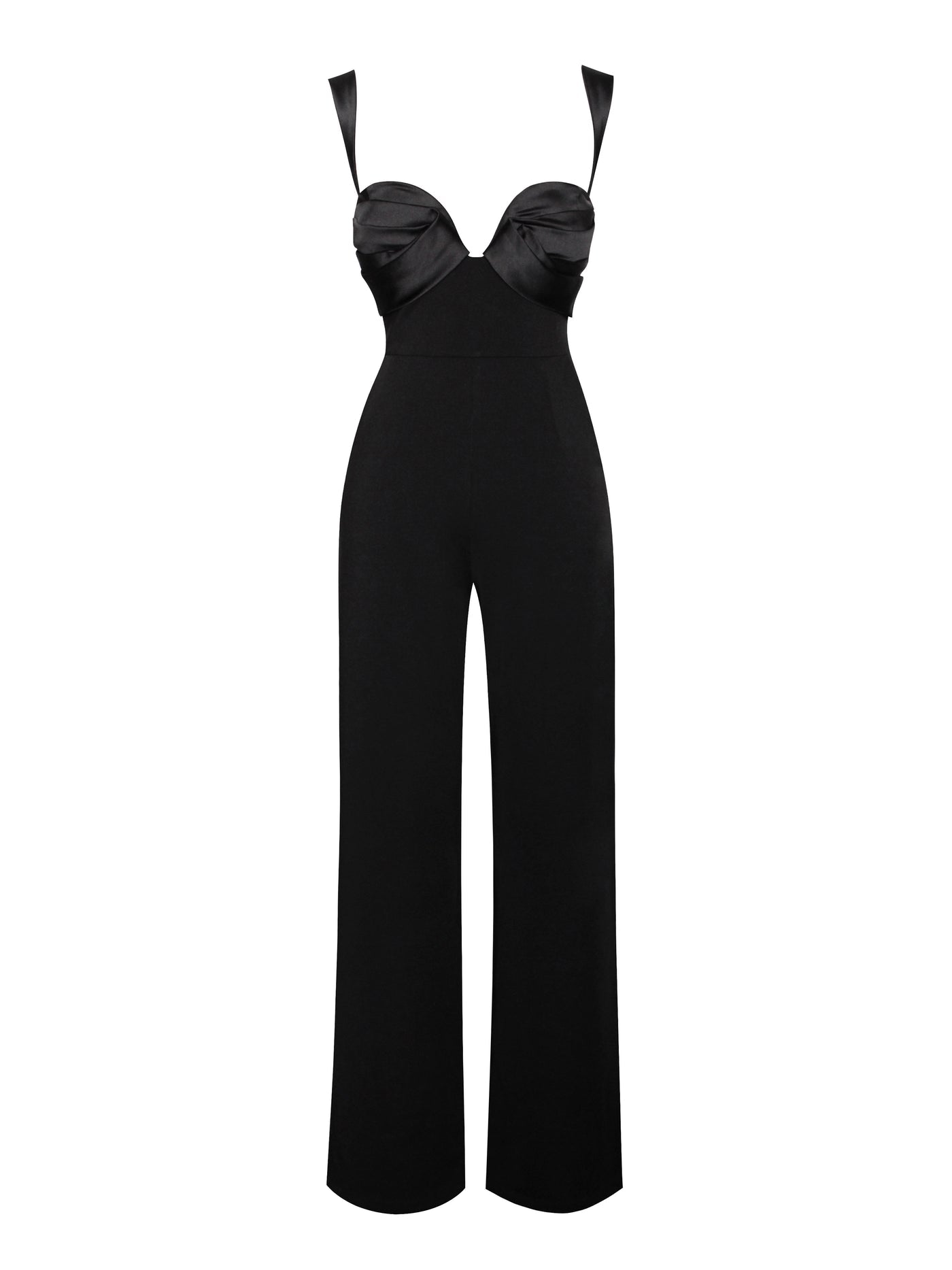 PRE-ORDER Nala Satin Jumpsuit x Black SOLD OUT